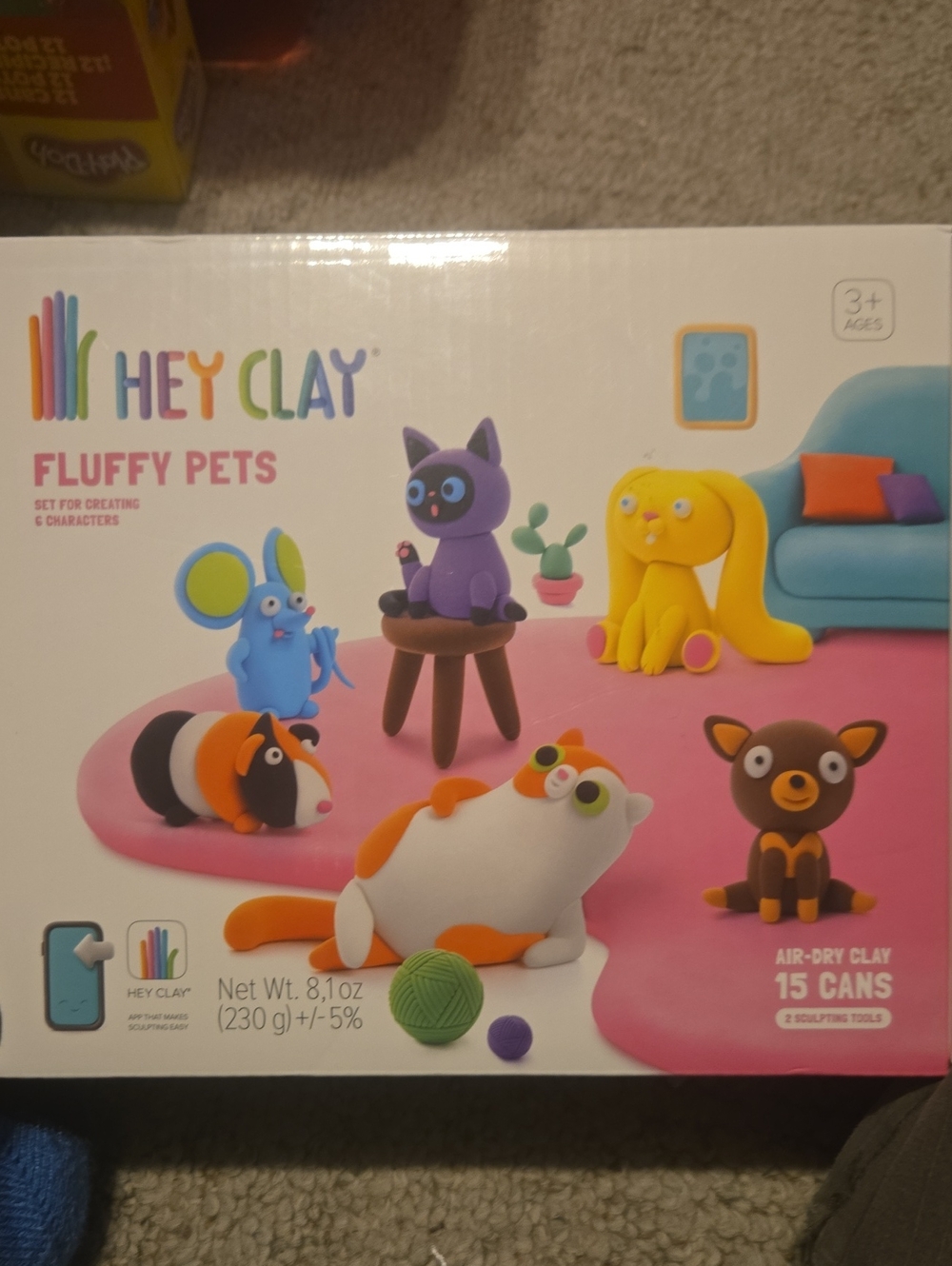 Fluffy Pets Air-Dry Clay Kit - Multi